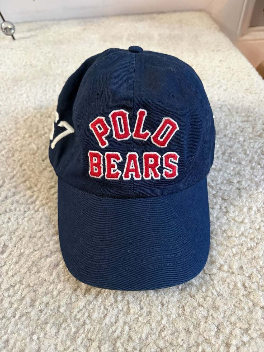 Polo Ralph Lauren Polo Bears 67 Navy Blue Baseball Dad Hat Cap